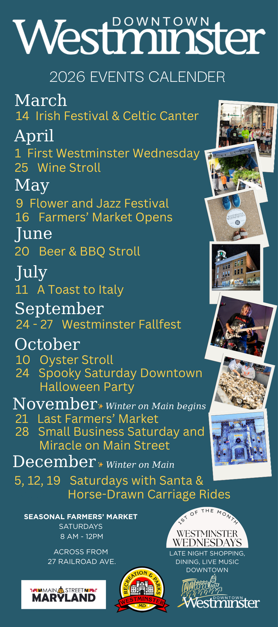 2026 Downtown Events Calendar